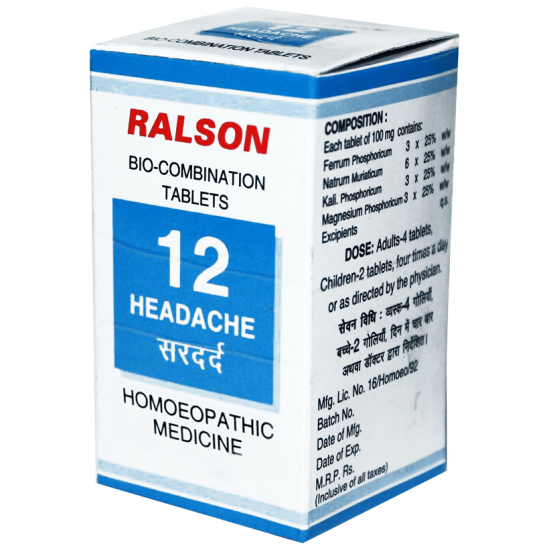 Ralson Remedies Bio-Combination 12 Tablet image