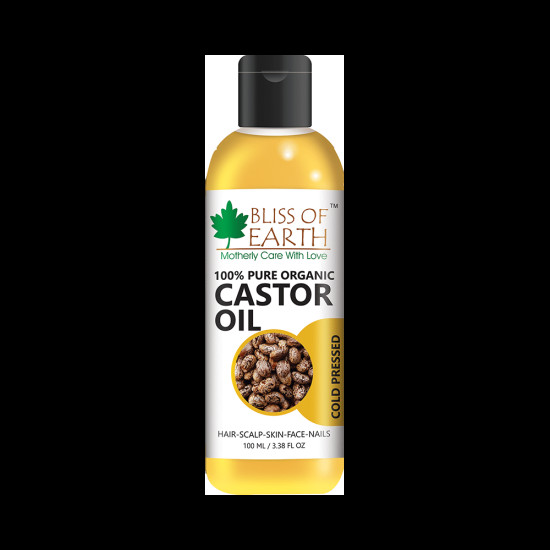 Bliss of Earth 100% Pure Organic Castor Oil image