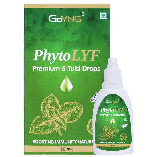 GoYNG PhytoLYF Premium 5 Tulsi Drop Sugar Free image