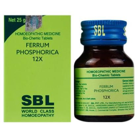 SBL Ferrum Phosphoricum Biochemic Tablet 12X image