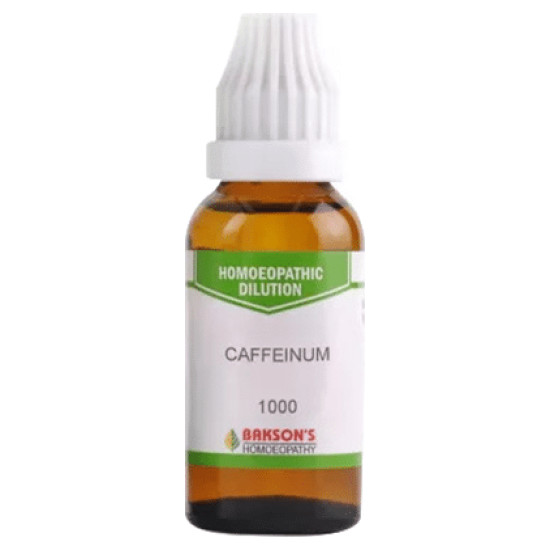 Bakson's Caffeinum Dilution 1000 CH image