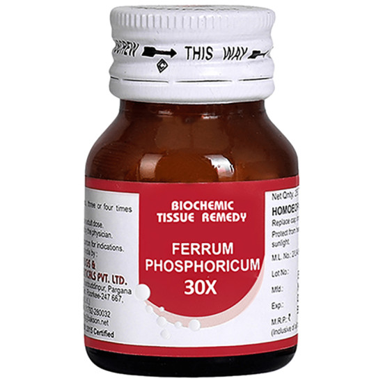 Bakson's Ferrum Phosphoricum Biochemic Tablet 30X image