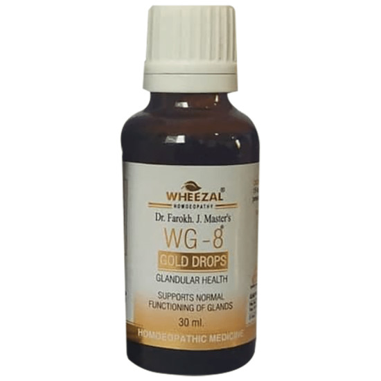 Wheezal WG8 Glandular Health Gold Drop image