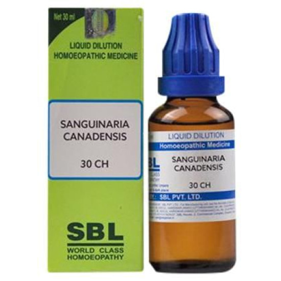 SBL Sanguinaria Canadensis Dilution 30 CH image