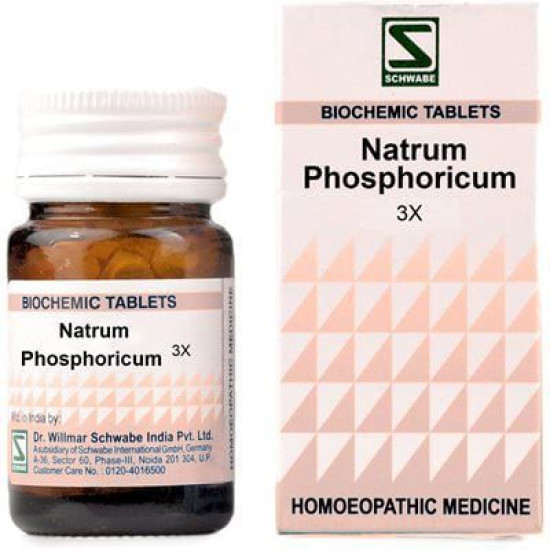 Dr Willmar Schwabe India Natrum Phosphoricum Biochemic Tablet 3X image