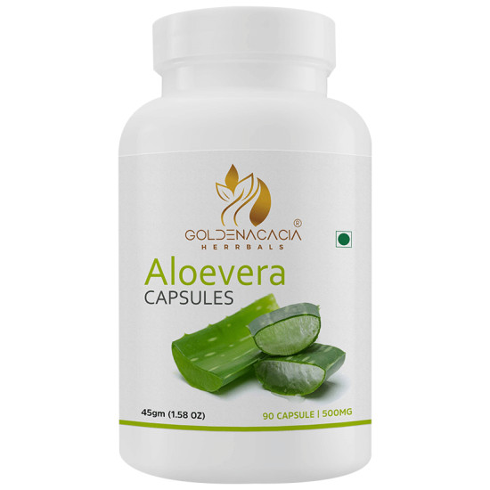 Goldenacacia Herrbals Aloevera 500mg Capsule image