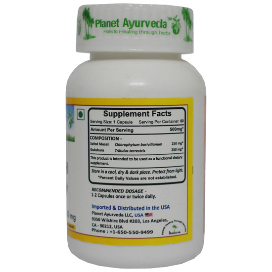 Planet Ayurveda Musli Strength Vege Capsule image