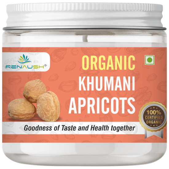 Renaush Combo Pack of Organic Khumani Apricots 250gm, Anjeer Dried figs 230gm image