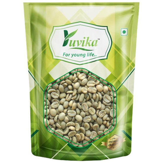 Yuvika Green Coffee Beans Decaffeinated & Unroasted Arabica Coffee image