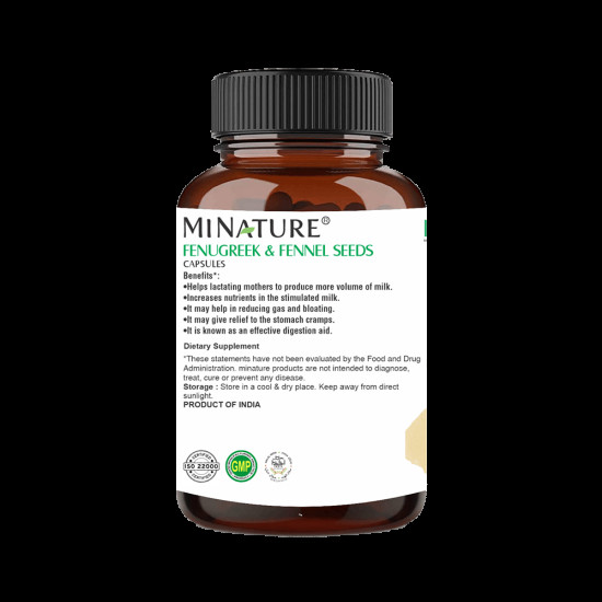 Minature Fenugreek & Fennel Seeds Capsule image