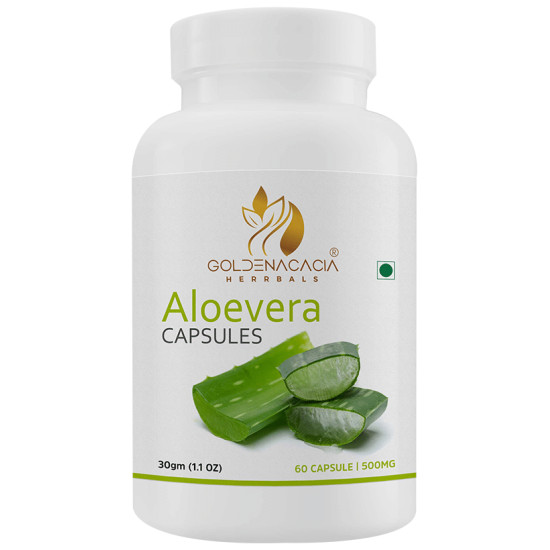 Goldenacacia Herrbals Aloevera 500mg Capsule image