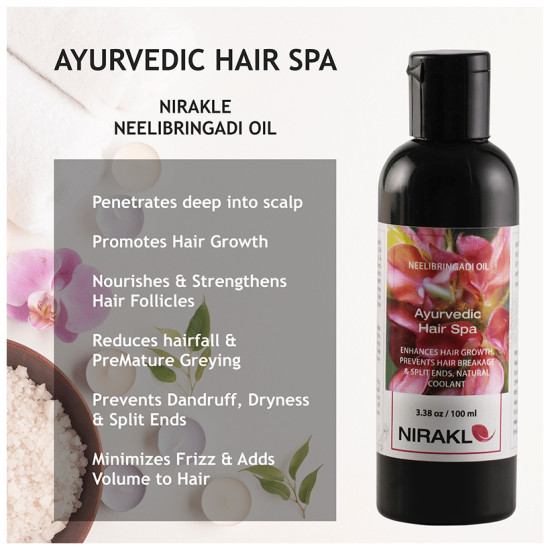 Nirakle Neelibringadi Oil Ayurvedic Hair Spa image