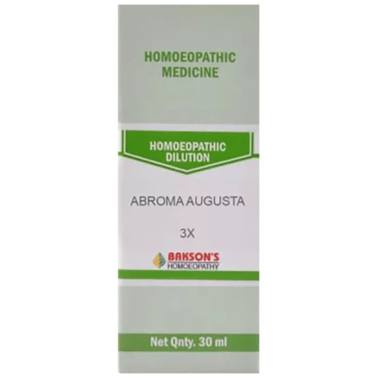 Bakson's Abroma Augusta Dilution 3X image