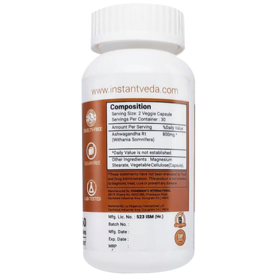 Instant Veda Ashwagandha Capsule image