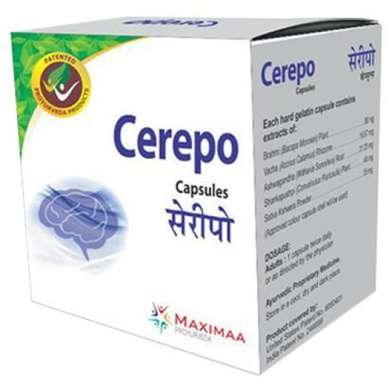 Proyurveda Cerepo Memory Booster Capsule image