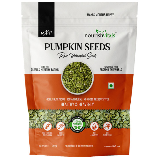 NourishVitals Pumpkin Raw Unroasted Seeds image