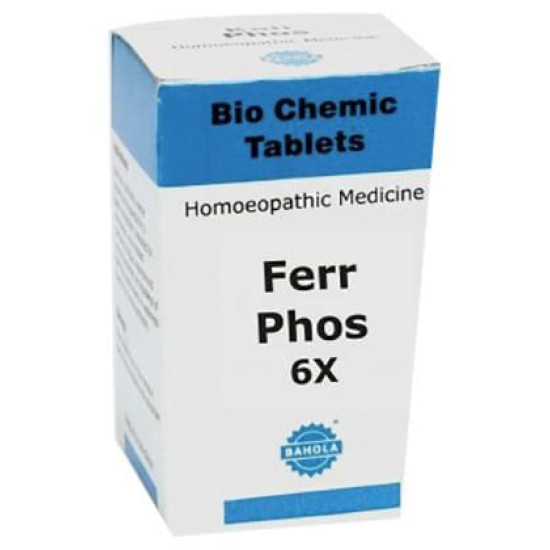 Bahola Ferr Phos Biochemic Tablet 6X image