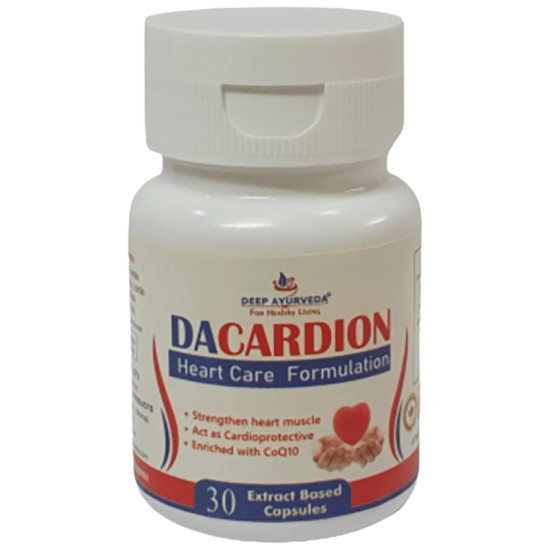 Deep Ayurveda Dacardion Heart Care Formulation Extract Based Capsule image