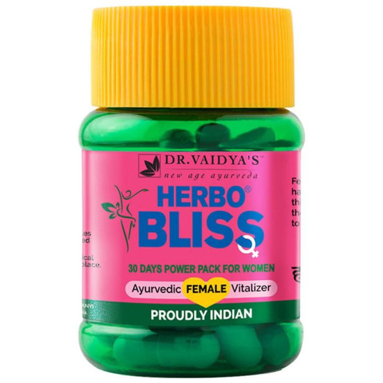 Dr. Vaidya's Herbobliss Female Vitalizer Capsule image