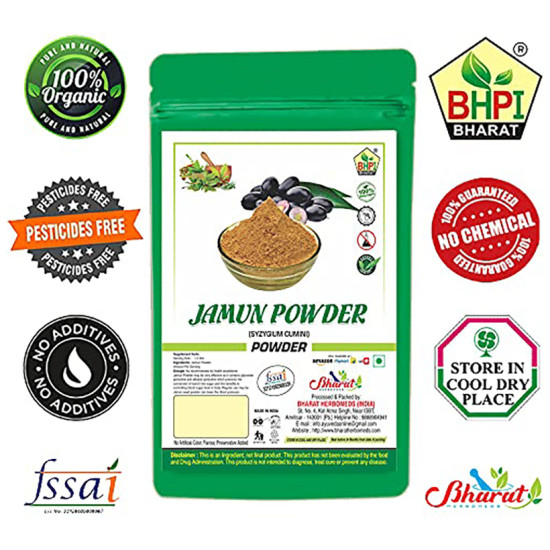 BHPI Bharat Combo Pack of Karela Powder & Jamun Powder (200gm Each) image