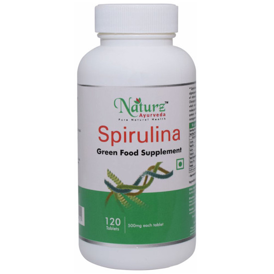 Naturz Ayurveda Spirulina 500mg Tablet image