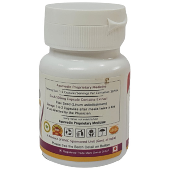 Deep Ayurveda Flax Seed Extract Based Capsule image