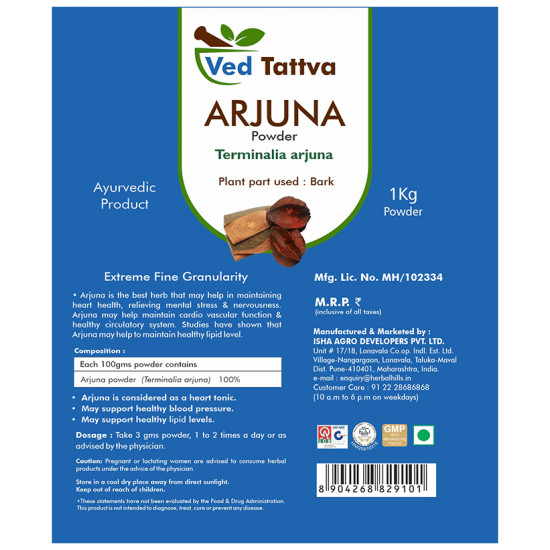 Ved Tattva Arjuna Terminalia Powder image