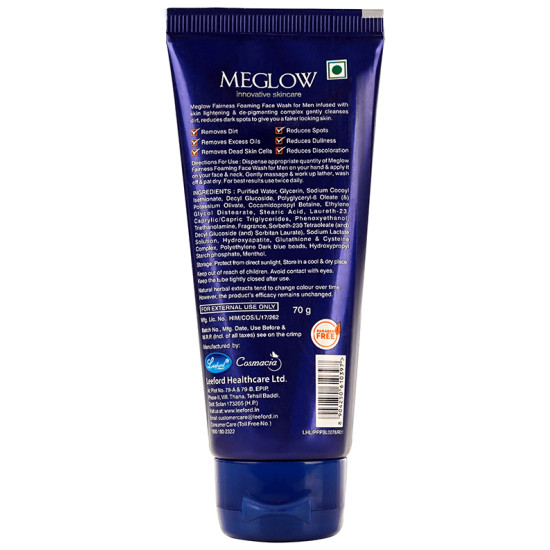 Meglow Skincare Expert Fairness Foaming Face Wash image