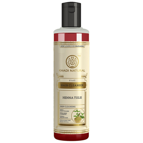 Khadi Naturals Herbal Henna Tulsi Cleanser image