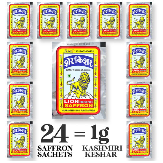 Lion Brand Saffron 24 Single Use Sachet image