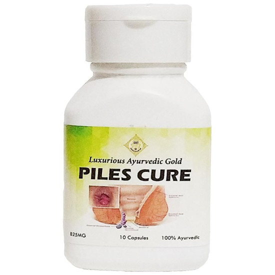 Luxurious Ayurvedic Gold Piles Cure 825mg Capsule image