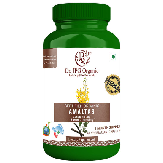 Dr. JPG Organic Amaltas Vegetarian Capsule image