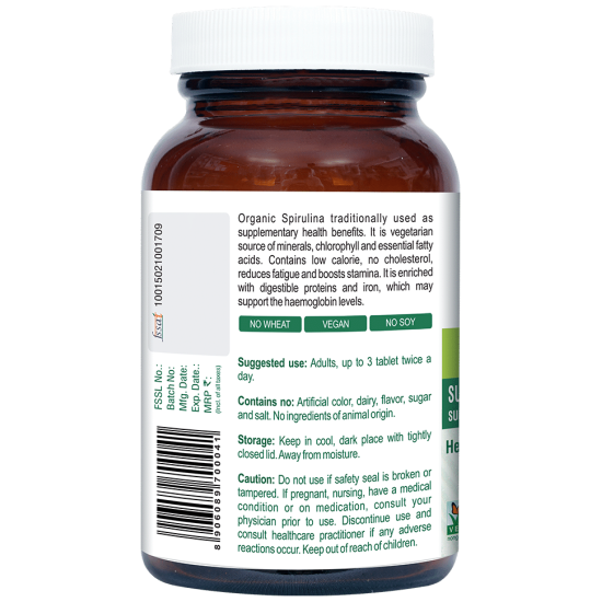 Geo Fresh Organic Spirulina 500mg Tablet image