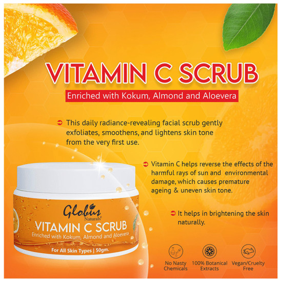 Globus Naturals Vitamin C Scrub image