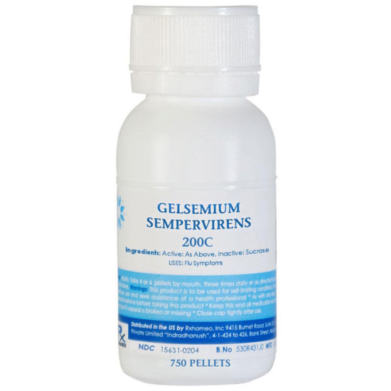 Rxhomeo Gelsemium Sempervirens Pellets 200C image