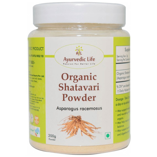 Ayurvedic Life Organic Shatavari Asparagus Racemosus Powder image