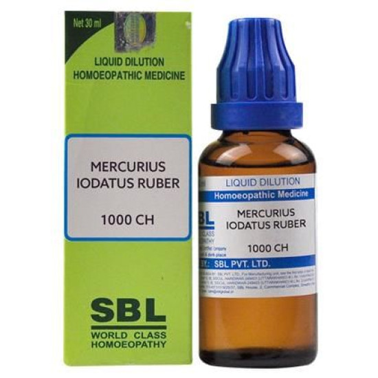 SBL Mercurius Iodatus Ruber Dilution 1000 CH image