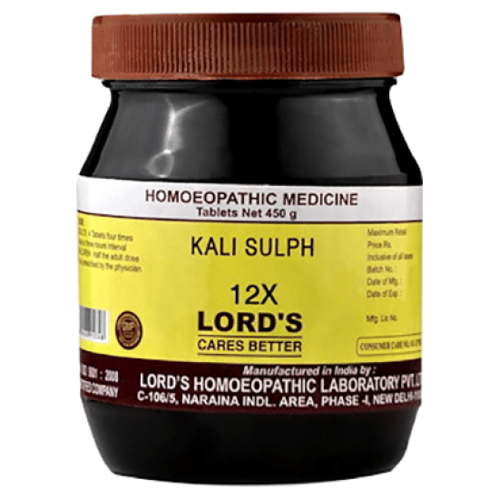 Lord's Kali Sulph Biochemic Tablet 12X image