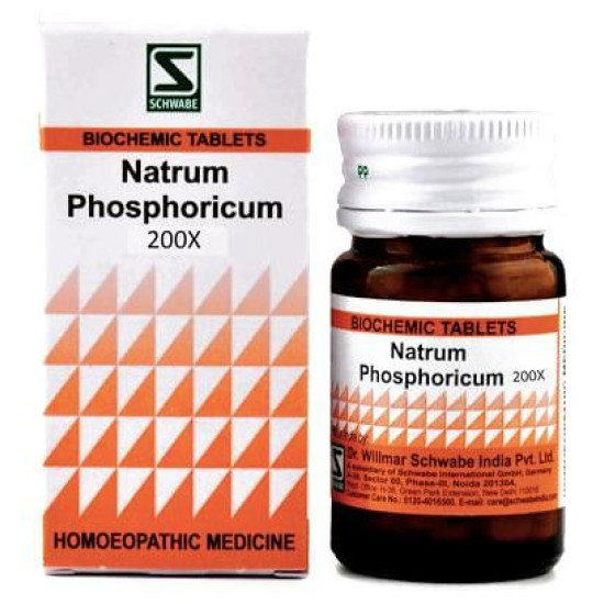 Dr Willmar Schwabe India Natrum Phosphoricum Biochemic Tablet 200X image