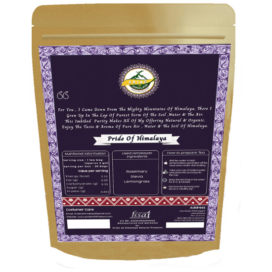 Pride Of Himalaya Rosemary Himalayan Fusion Tea image