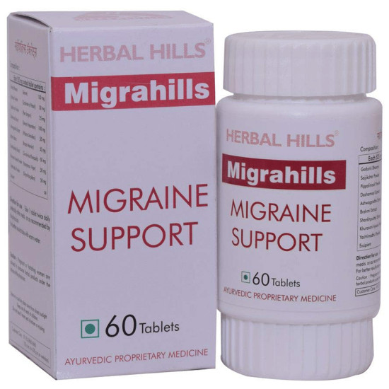 Herbal Hills Migrahills Migraine Support Tablet image