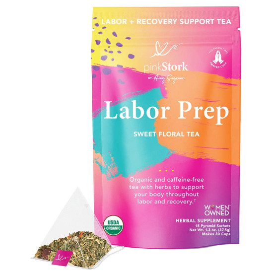 PinkStork Labor Prep Sweet Floral Tea Pyramid Sachet (2.5gm Each) image