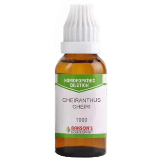 Bakson's Cheiranthus Cheiri Dilution 1000 CH image