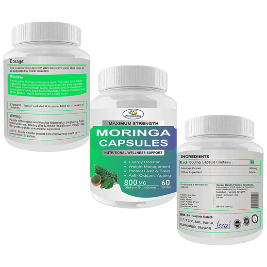 Fitness Prime Maximum Strength Moringa Capsule 800mg image