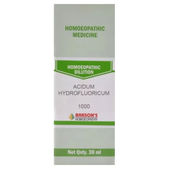 Bakson's Acidum Hydrofluoricum Dilution 1000 CH image