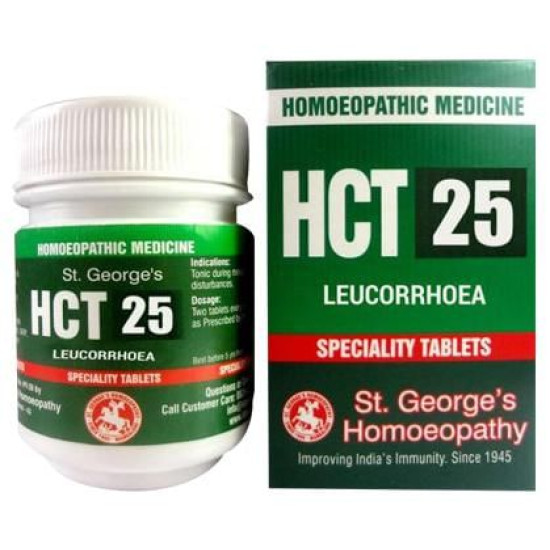 St. George’s HCT 25 Leucorrhoea Tablet image