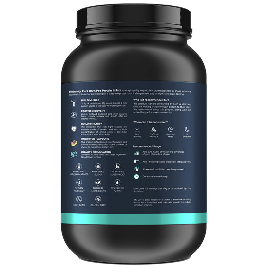 Nutrabay Pure Pea Protein Isolate Unflavoured image