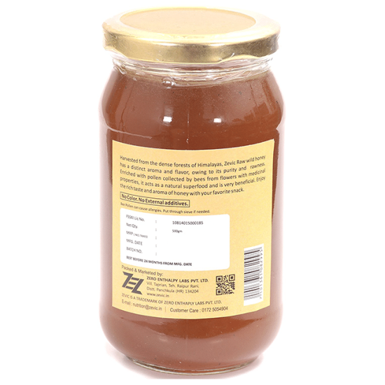 Zevic Raw Wild Unfiltered Pure Himalayan Honey image