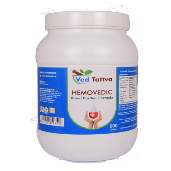 Ved Tattva Hemovedic Blood Purifier Formula Tablet image