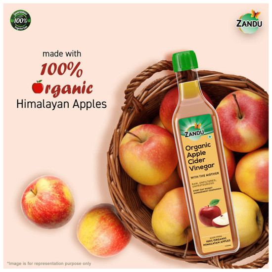 Zandu Organic Apple Cider Vinegar with The Mother image